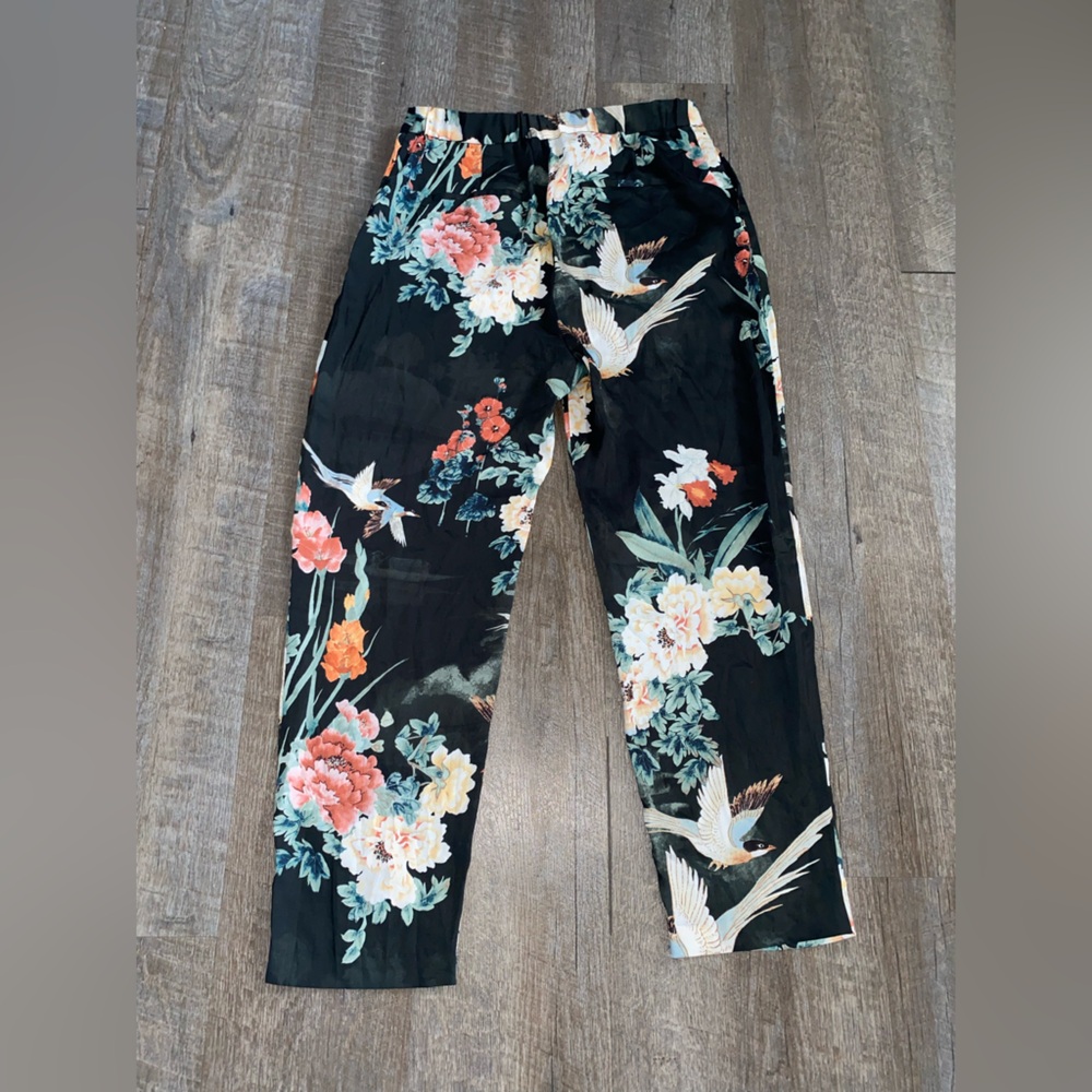 Zara Basic Collection Printed Trousers - image 8